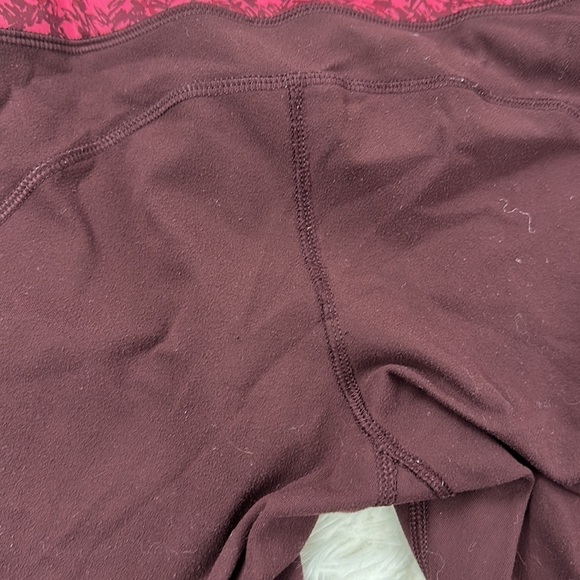 Lululemon Speed Tight Bordeaux Drama Mountain Peaks Bon Bon Bordea - Picture 6 of 8